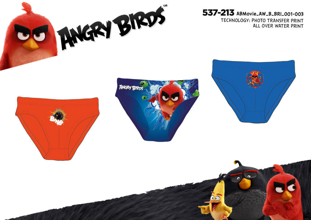 Angry Birds boy's underwear - 3 pieces cotton underwear - 104-110