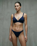 Merino Wool Brazilian Briefs – Dark Blue | Natural Women's Underwear