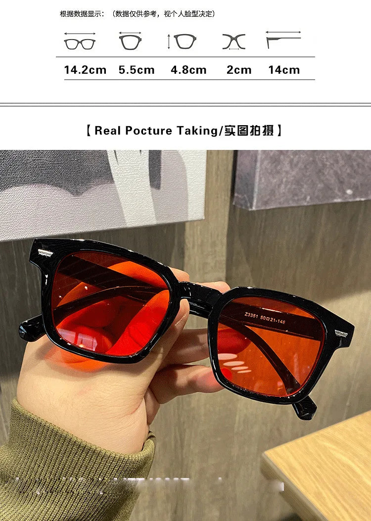 RMM brand high-quality new polygon meter nail square sunglasses Fashion men hip hop glasses retro sunglasses women