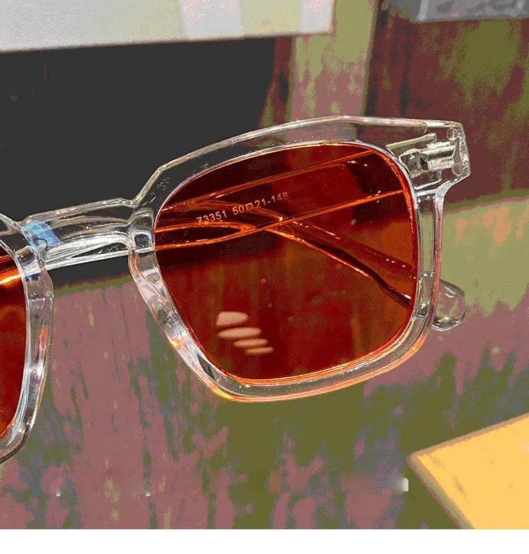 RMM brand high-quality new polygon meter nail square sunglasses Fashion men hip hop glasses retro sunglasses women