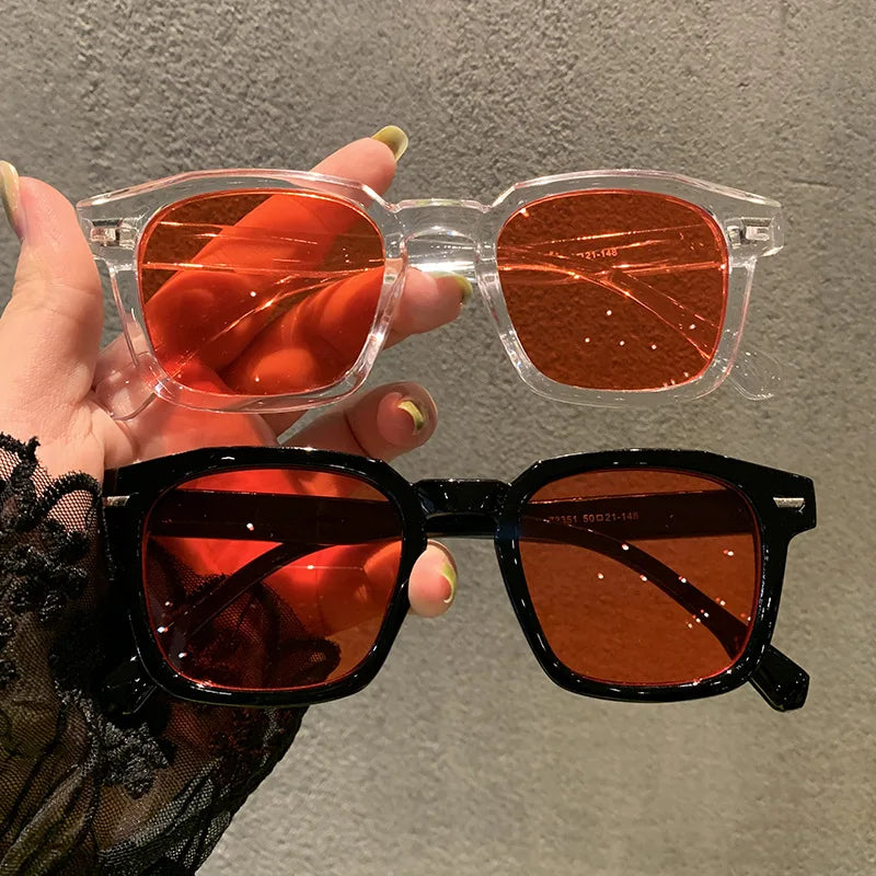 RMM brand high-quality new polygon meter nail square sunglasses Fashion men hip hop glasses retro sunglasses women