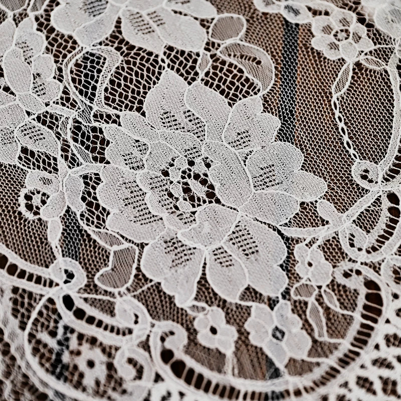 26cm Wide Eyelashes Lace Trim DIY Handmade Decoration Clothing Wedding Dress Lace Skirt Sleeve Accessories Fabric