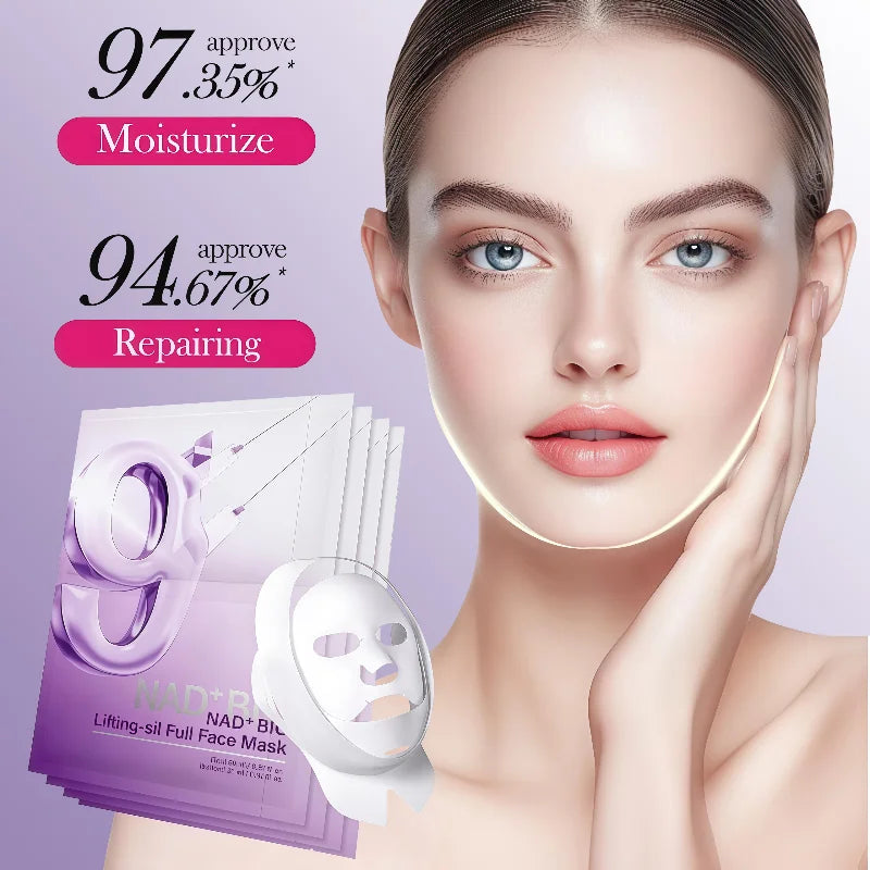 Korea Nad No.9 Skincare Set Retinol Antiwrinkle Eye Cream Renewing Essence Toner Brightens Lifts Firms Skin Reduces Dark Circles