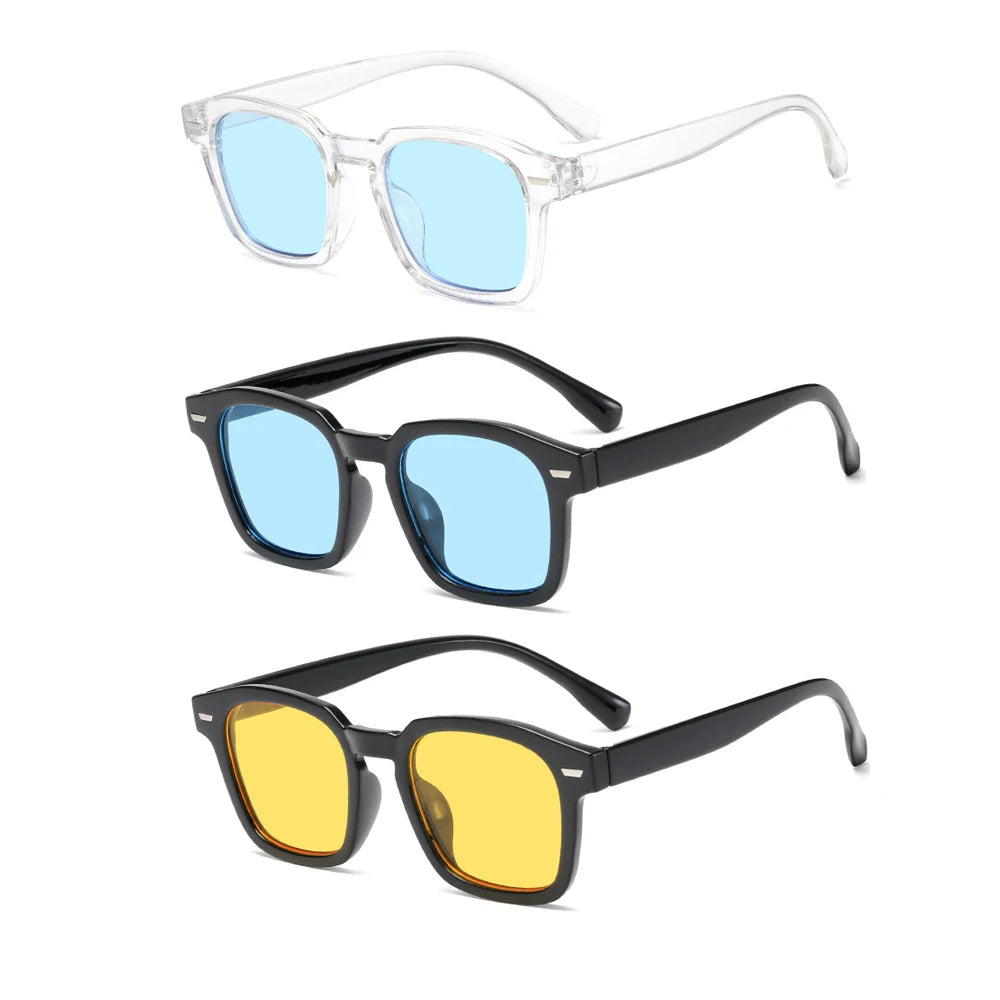 RMM brand high-quality new polygon meter nail square sunglasses Fashion men hip hop glasses retro sunglasses women