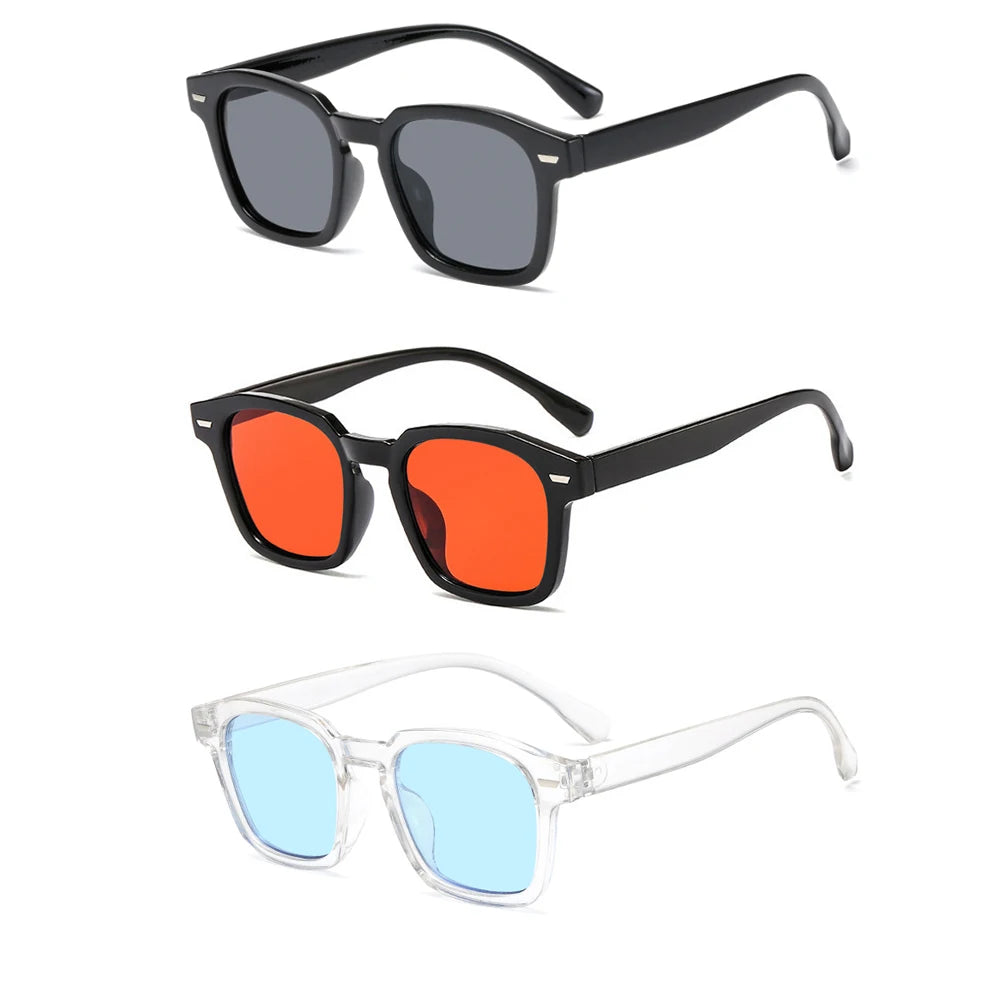 RMM brand high-quality new polygon meter nail square sunglasses Fashion men hip hop glasses retro sunglasses women