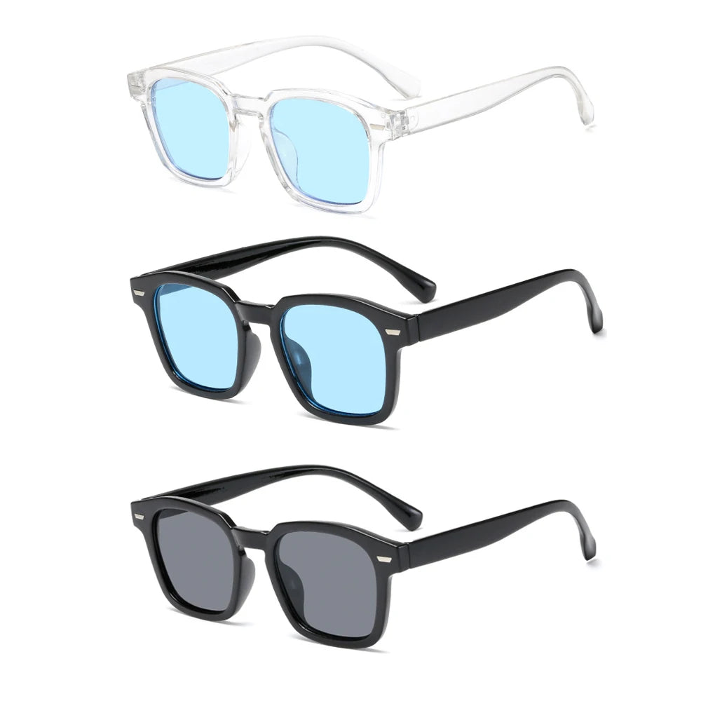RMM brand high-quality new polygon meter nail square sunglasses Fashion men hip hop glasses retro sunglasses women