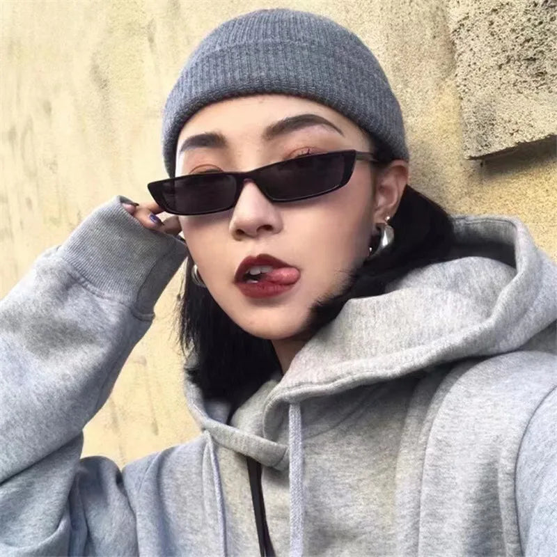Small Frame Sun Glasses Women's Fashion Decorative Glasses Outdoor Leisure Sunglasses