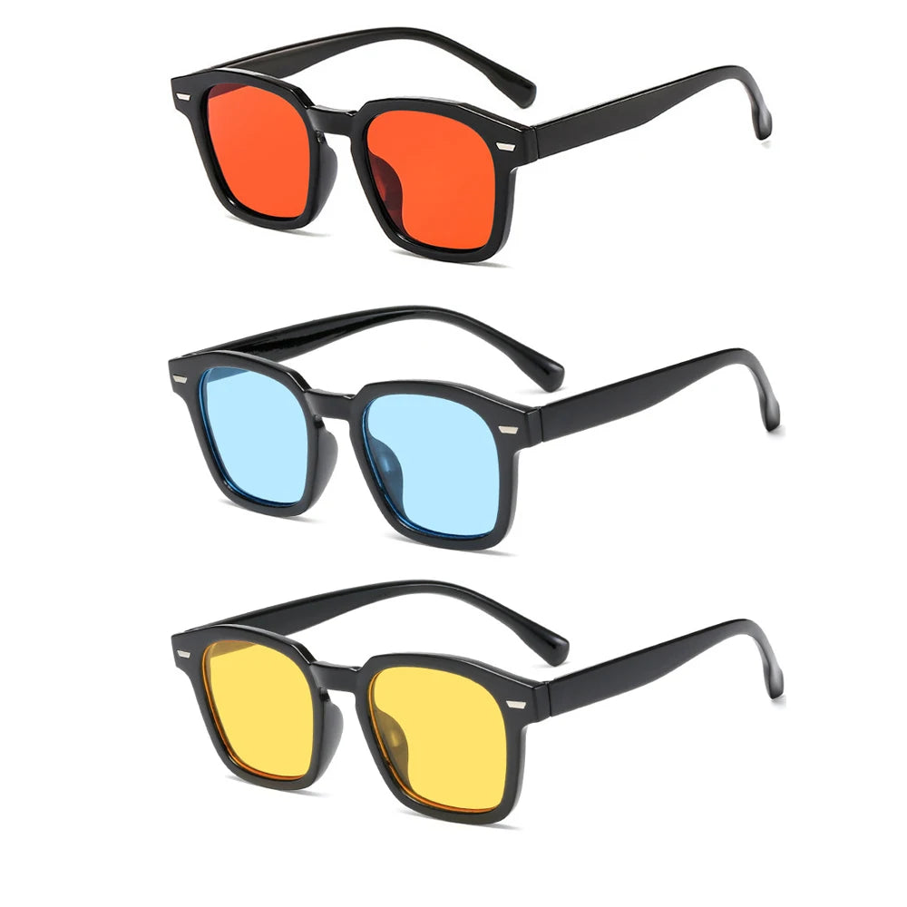 RMM brand high-quality new polygon meter nail square sunglasses Fashion men hip hop glasses retro sunglasses women