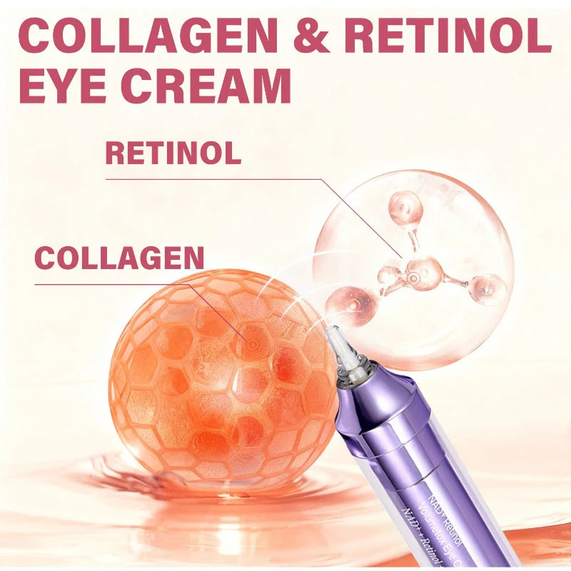 Korea Nad No.9 Skincare Set Retinol Antiwrinkle Eye Cream Renewing Essence Toner Brightens Lifts Firms Skin Reduces Dark Circles