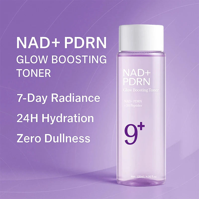 Korea Nad No.9 Skincare Set Retinol Antiwrinkle Eye Cream Renewing Essence Toner Brightens Lifts Firms Skin Reduces Dark Circles