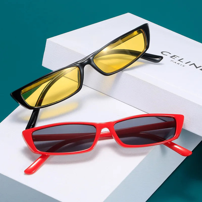 Small Frame Sun Glasses Women's Fashion Decorative Glasses Outdoor Leisure Sunglasses