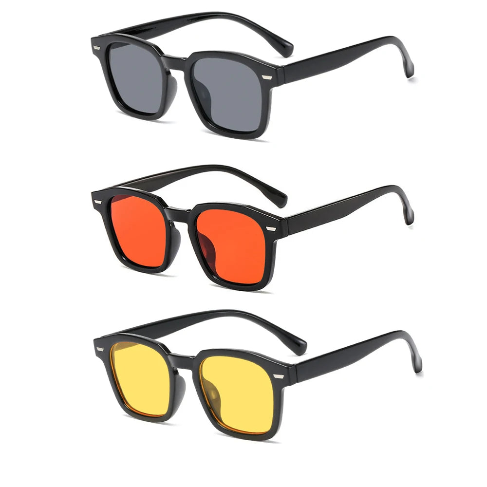 RMM brand high-quality new polygon meter nail square sunglasses Fashion men hip hop glasses retro sunglasses women