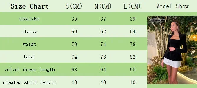 Women Velvet High Waist Spliced Mini Dresses 2025 Elegant Square Neck Long Sleeve Gowns Autumn Winter Chic Lady New Party Dress