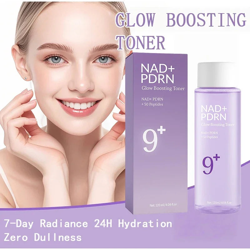 Korea Nad No.9 Skincare Set Retinol Antiwrinkle Eye Cream Renewing Essence Toner Brightens Lifts Firms Skin Reduces Dark Circles
