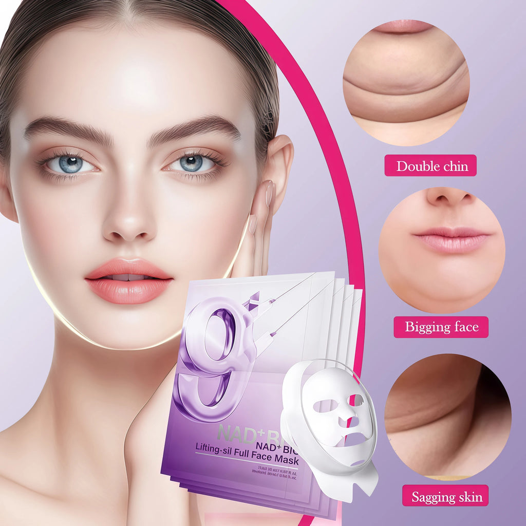 Korea Nad No.9 Skincare Set Retinol Antiwrinkle Eye Cream Renewing Essence Toner Brightens Lifts Firms Skin Reduces Dark Circles