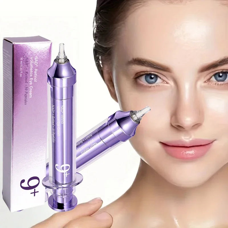 Korea Nad No.9 Skincare Set Retinol Antiwrinkle Eye Cream Renewing Essence Toner Brightens Lifts Firms Skin Reduces Dark Circles