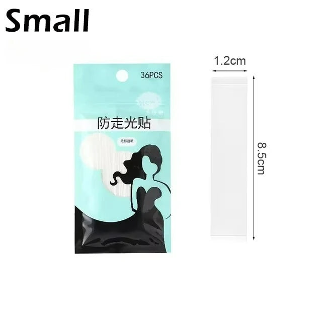 5Roll Fearless Tape Womens Double Sided Tape for Clothing Dress Low Cut Neckline Body Skin Anti-exposure Adhesive Sticker Strips
