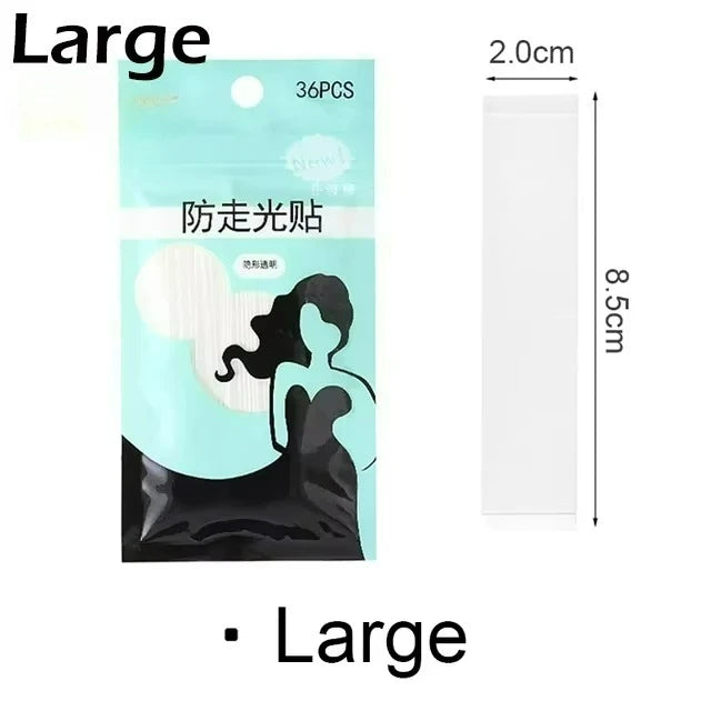 5Roll Fearless Tape Womens Double Sided Tape for Clothing Dress Low Cut Neckline Body Skin Anti-exposure Adhesive Sticker Strips