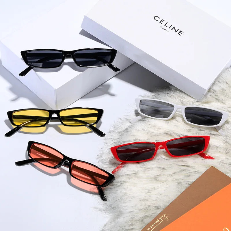Small Frame Sun Glasses Women's Fashion Decorative Glasses Outdoor Leisure Sunglasses