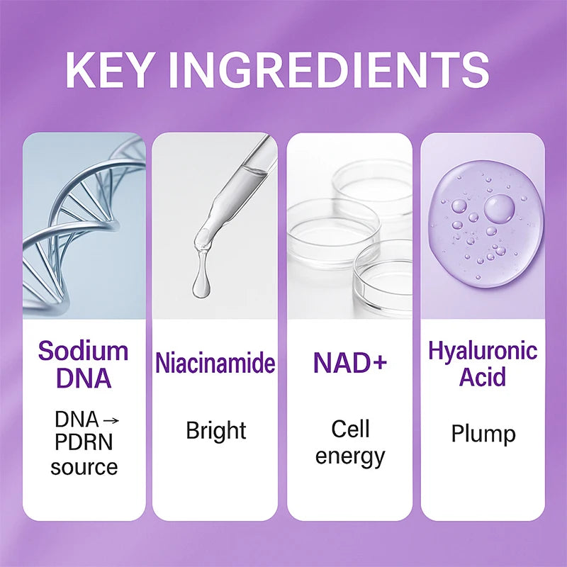 Korea Nad No.9 Skincare Set Retinol Antiwrinkle Eye Cream Renewing Essence Toner Brightens Lifts Firms Skin Reduces Dark Circles
