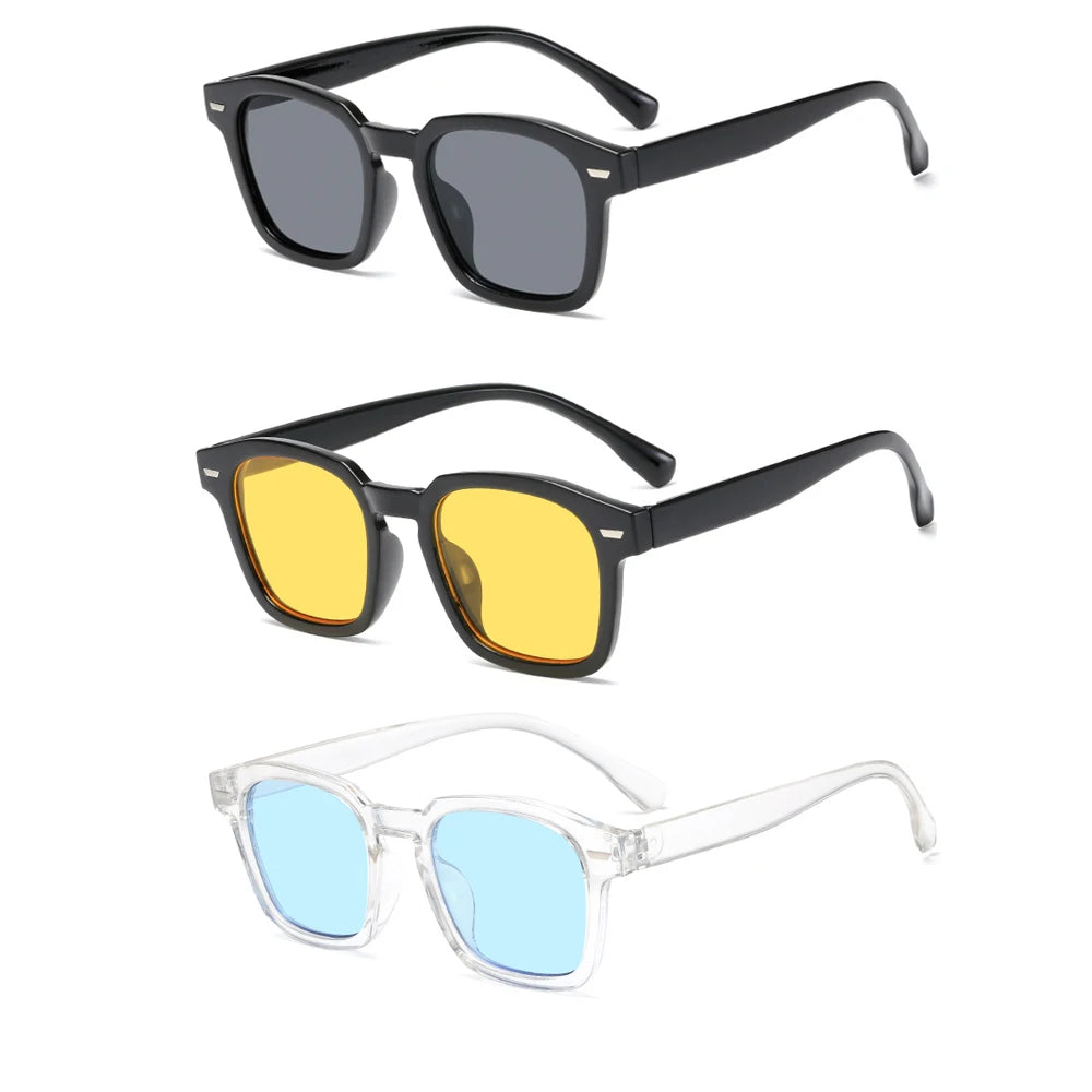 RMM brand high-quality new polygon meter nail square sunglasses Fashion men hip hop glasses retro sunglasses women