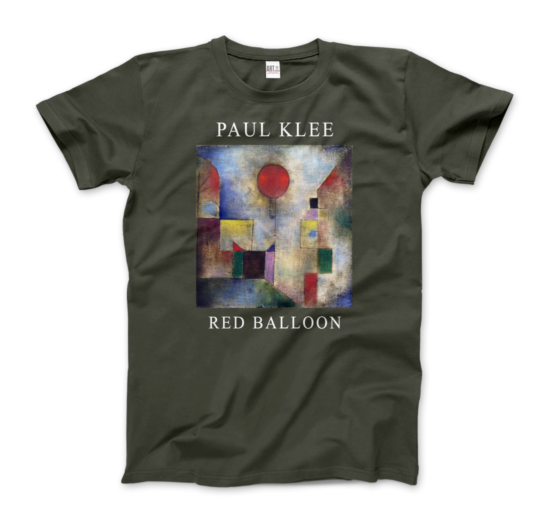 Paul Klee Red Balloon, 1922 artwork t-shirt