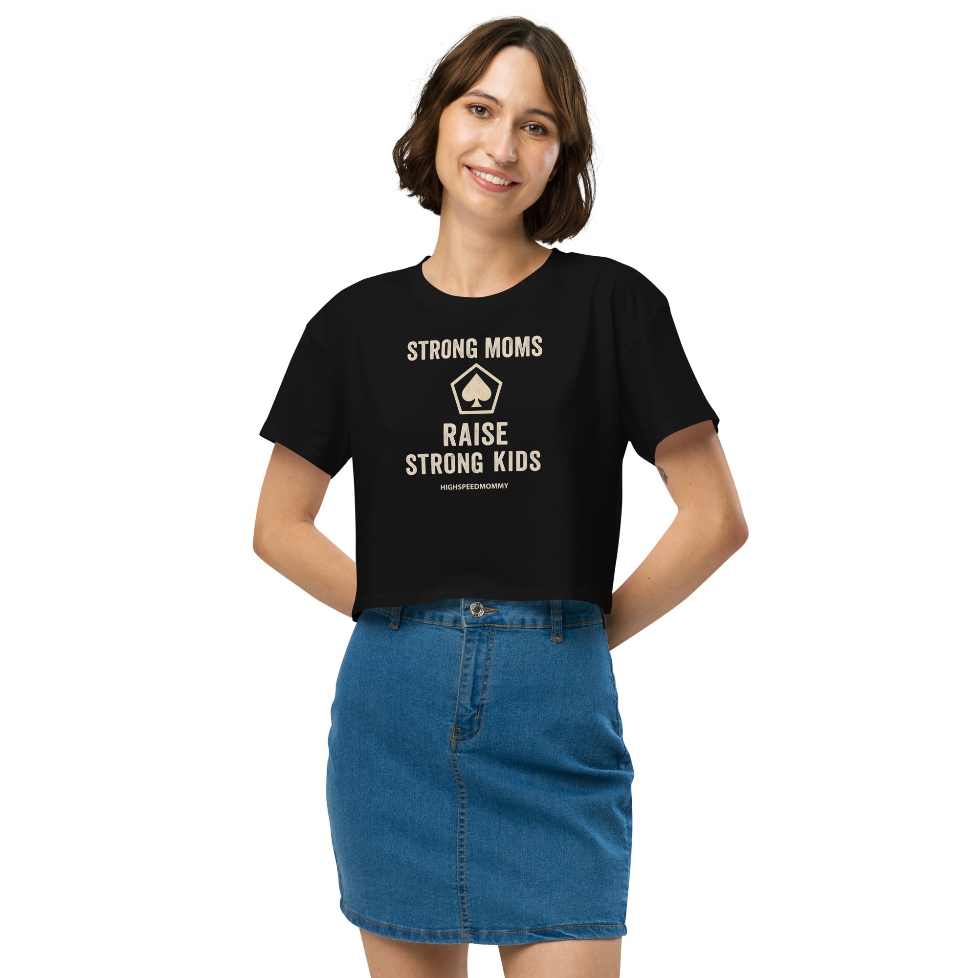 Stronger Moms Women’s Crop Top