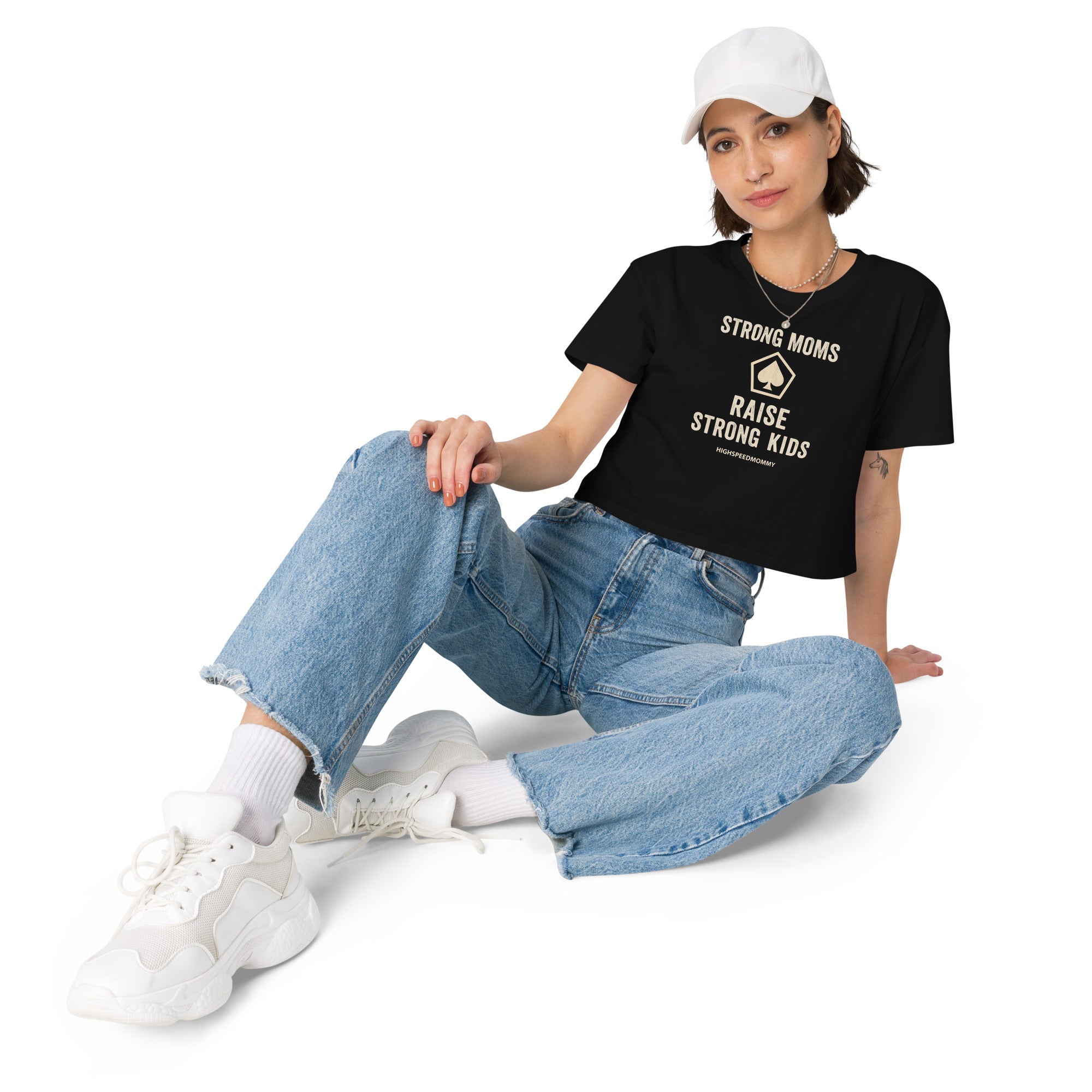 Stronger Moms Women’s Crop Top