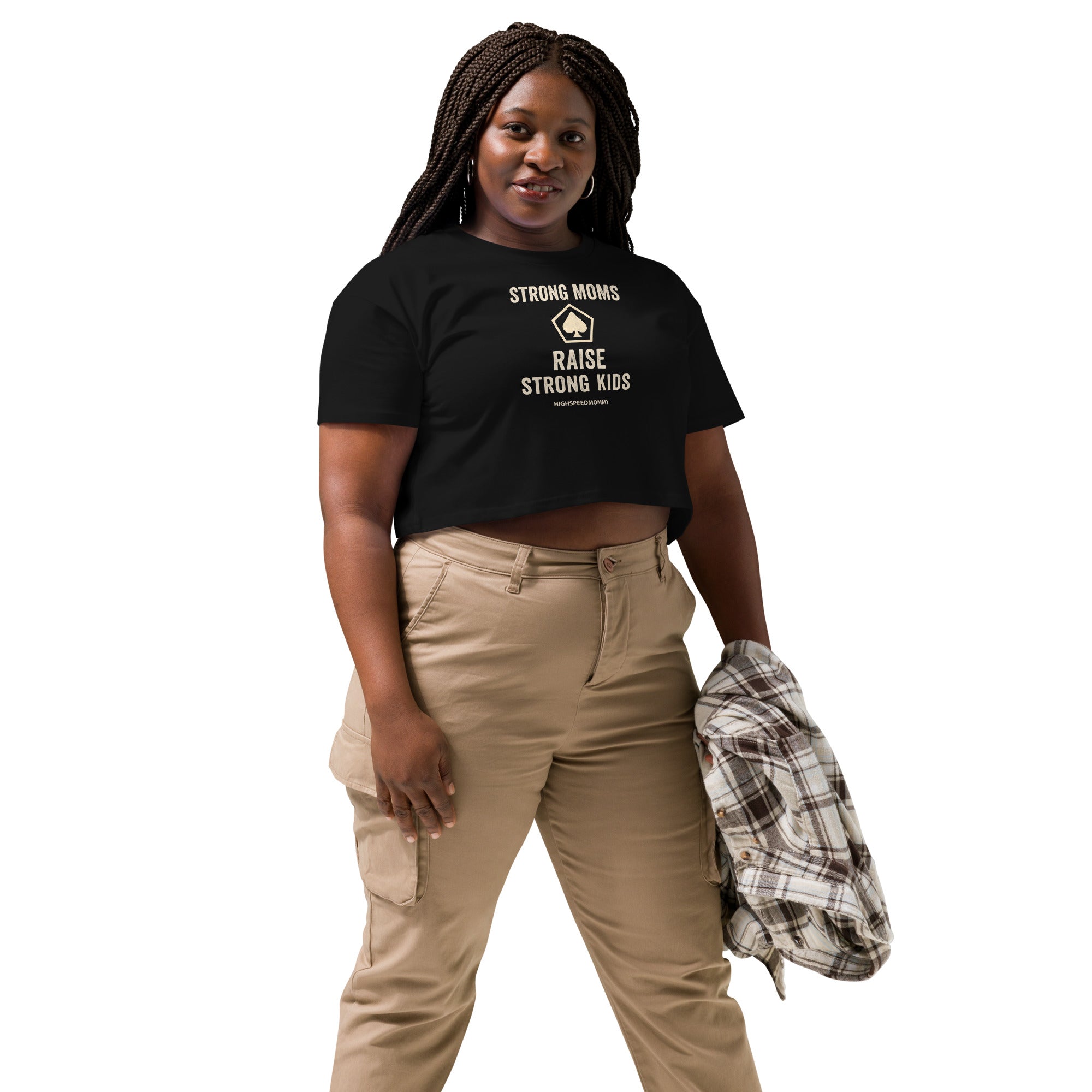 Stronger Moms Women’s Crop Top