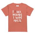 Women's t-shirt F*CK NORMAL I WANT MAGIC Women’s high-waisted t-shirt
